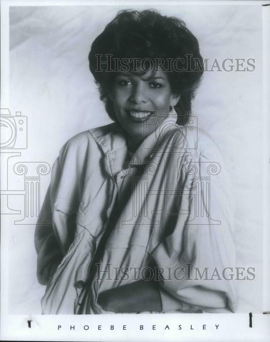 1985 Press Photo Phoebe Beasley Collage Artist - cvp05508 - Historic Images