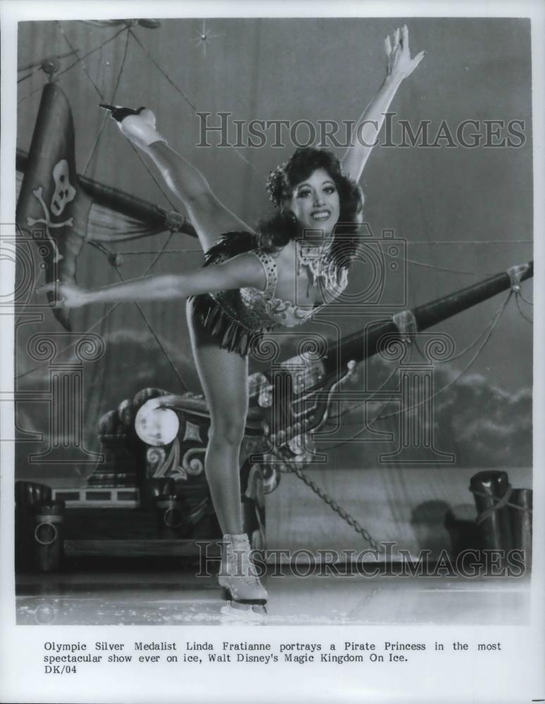Press Photo Olympic Silver Medalist Linda Fratianne Disney On Ice - cvp12988 - Historic Images