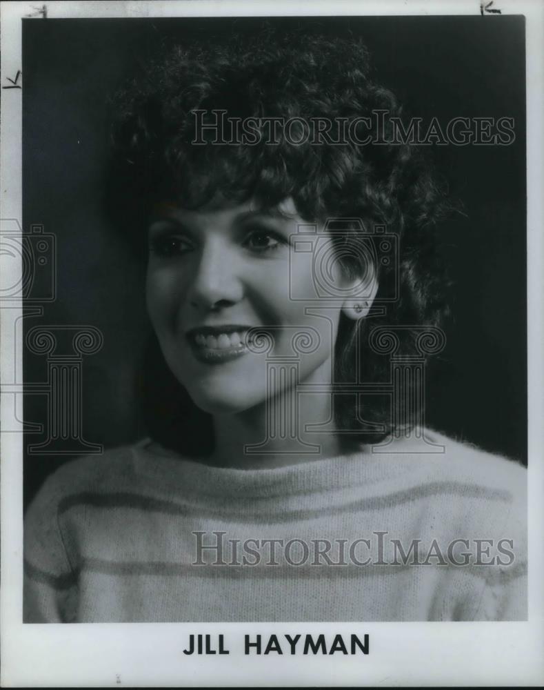1982 Press Photo Jill Hayman American Theater Play House Actress Ohio - Historic Images