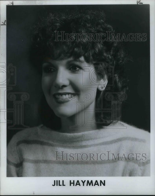 1982 Press Photo Jill Hayman American Theater Play House Actress Ohio - Historic Images