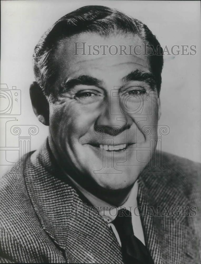 1954 Press Photo Paul Douglas Actor - cvp03393 - Historic Images
