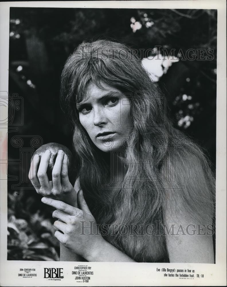 1967 Press Photo Ulla Bergryd in The Bible in the Beginning - cvp00425 - Historic Images