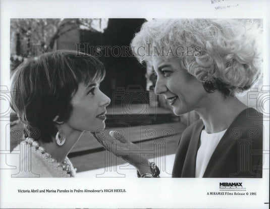 1993 Press Photo Victoria Abril and Marisa Paredes star in High Heels - Historic Images