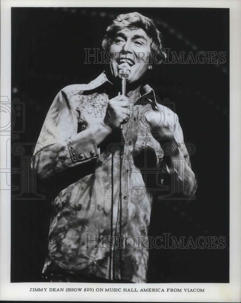 1992 Press Photo Jimmy Dean on Music Hall America - cvp06372 - Historic Images