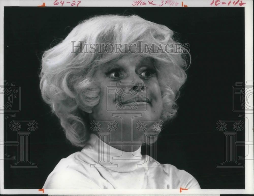 1972 Press Photo Carol Channing on I&#39;m a Fan - cvp07617 - Historic Images