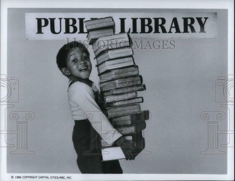 1986 Press Photo Emmanuel Lewis in Webster - 448 - cvp19074 - Historic Images