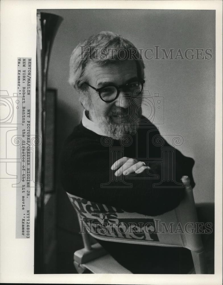 1980 Press Photo Robert Benton Director of Kramer vs, Kramer - cvp01037 - Historic Images