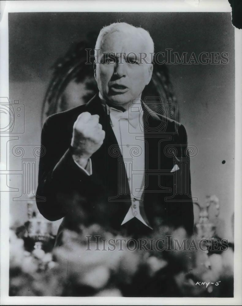 1957 Press Photo Charlie Chaplin in A King in New York - cvp08822 - Historic Images