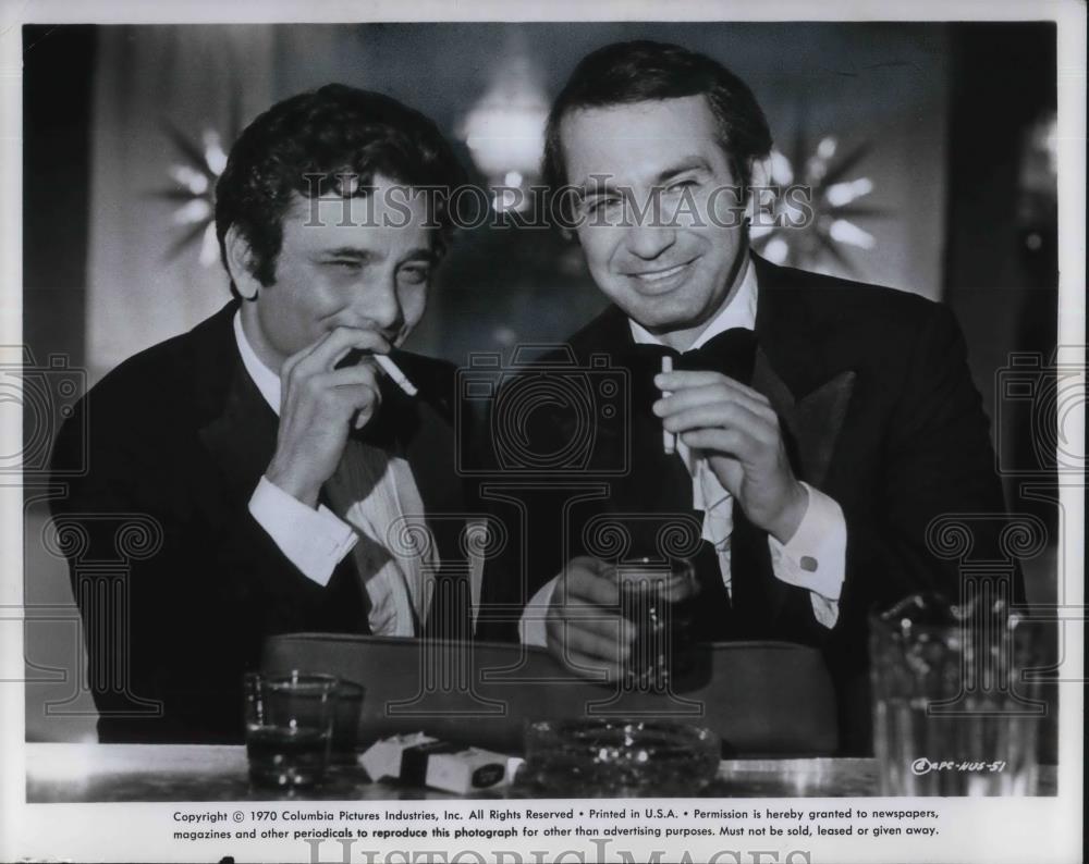 1971 Press Photo Peter Falk and Ben Gazzara star in Husbands - cvp11651 - Historic Images