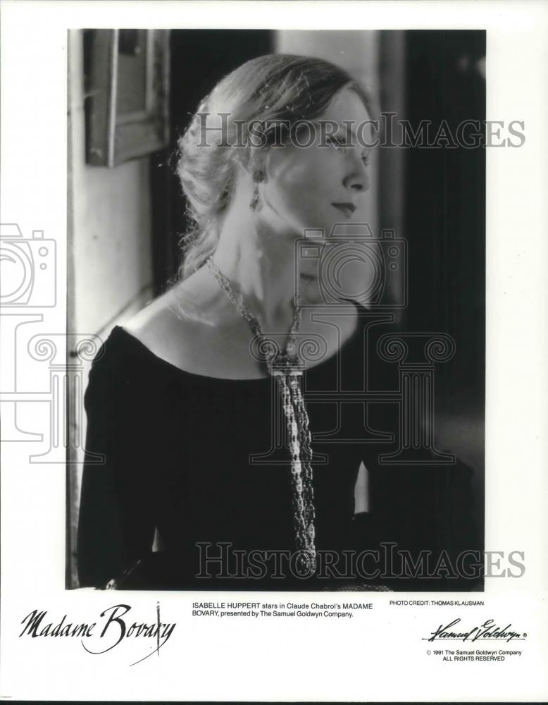 1991 Press Photo Isabelle Huppert stars in Madame Bovary - cvp09523 - Historic Images