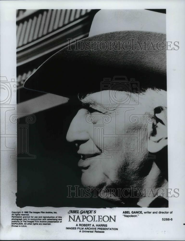 1982 Press Photo Abel Gance, writer and director of Napoleon - cvp15676 - Historic Images