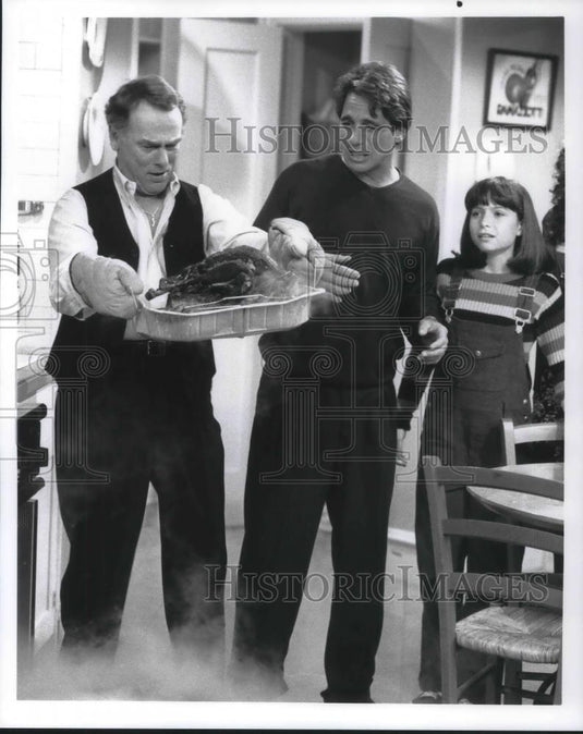 Press Photo Dean Stockwell Tony Danza Ashley Malinger on The Tony Danza Show - Historic Images