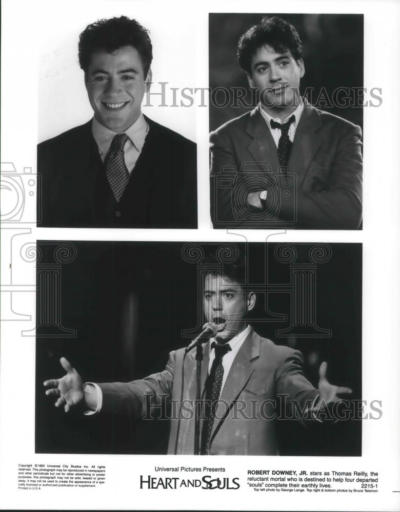 1994 Press Photo Robert Downey Jr in Heart &amp; Souls - cvp10574 - Historic Images