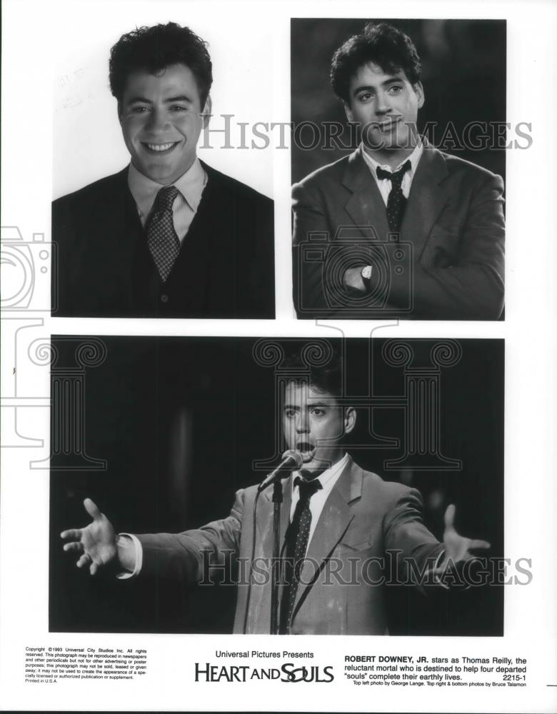 1994 Press Photo Robert Downey Jr in Heart & Souls - cvp10574 - Historic Images
