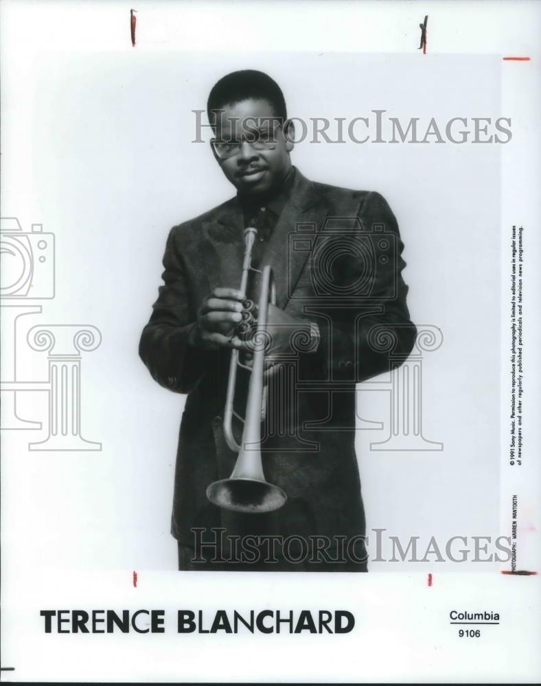 1992 Press Photo Terence Blanchard Jazz Musician Bandleader Composer - cvp02980 - Historic Images