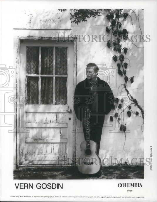 1993 Press Photo Vern Gosdin Country Music Singer Songwriter - cvp13259 - Historic Images