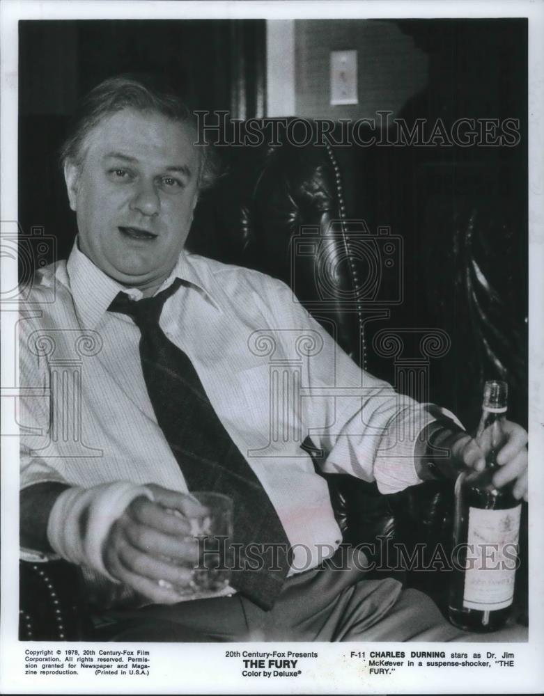 1978 Press Photo Charles Durning in The Fury - cvp04124 - Historic Images