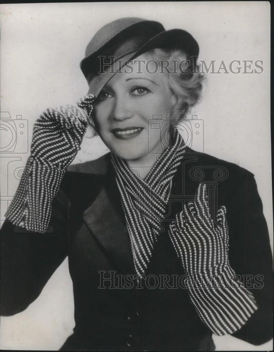 1933 Press Photo Wynne Gibson American Actress - cvp14465 - Historic Images