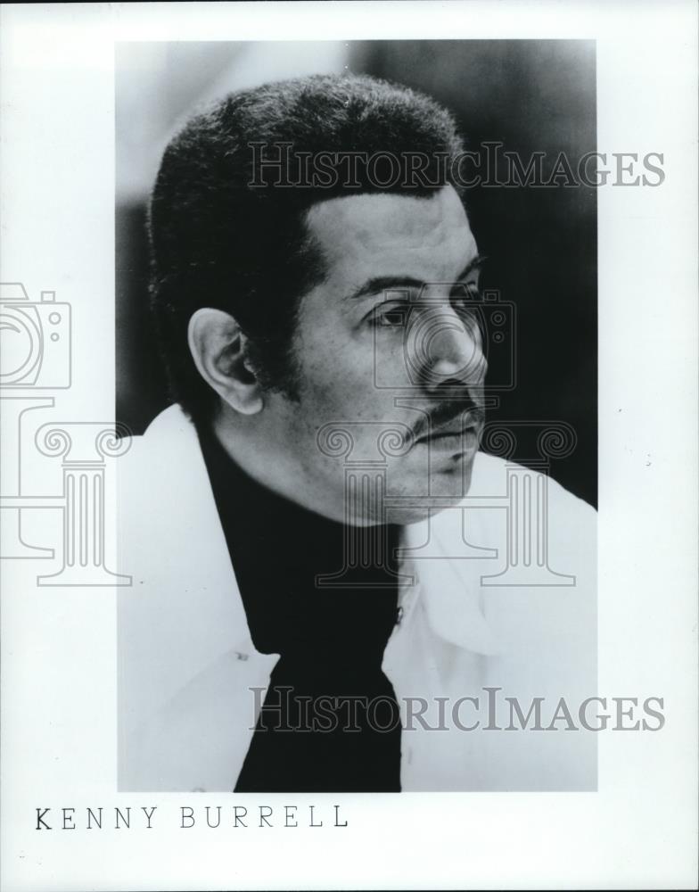 1986 Press Photo Kenny Burrell Jazz Musician - cvp00126 - Historic Images