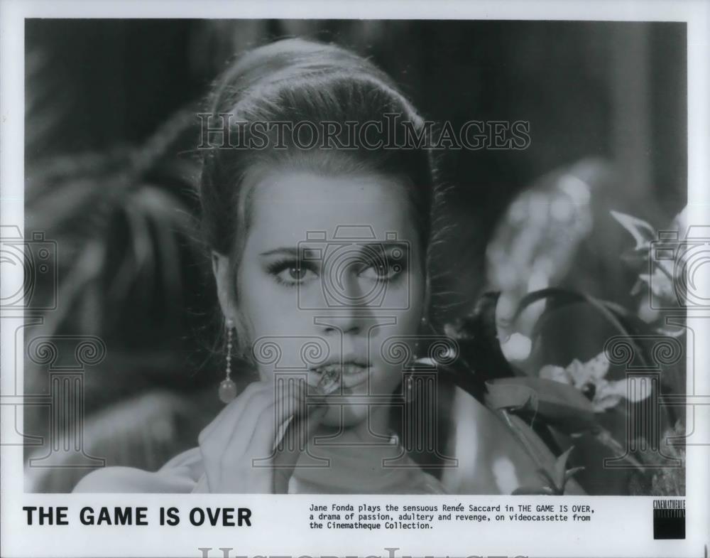 1986 Press Photo Jane Fonda in The Game is Over - cvp15213 - Historic Images