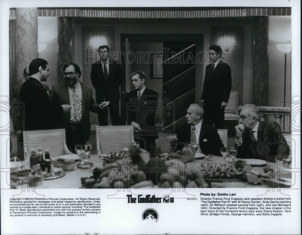 1990 Press Photo Director Francis Ford Coppola of The Godfather III - cvp19979 - Historic Images
