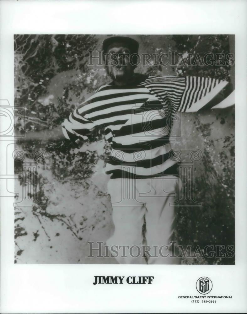 1989 Press Photo Jimmy Cliff Jamaican Reggae Singer Musician - cvp02474 - Historic Images