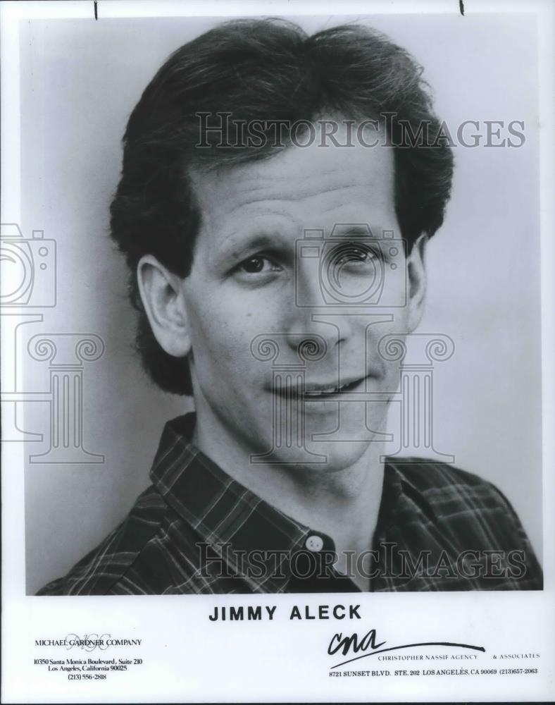 1986 Press Photo Jimmy Aleck Writer Producer - cvp08615 - Historic Images