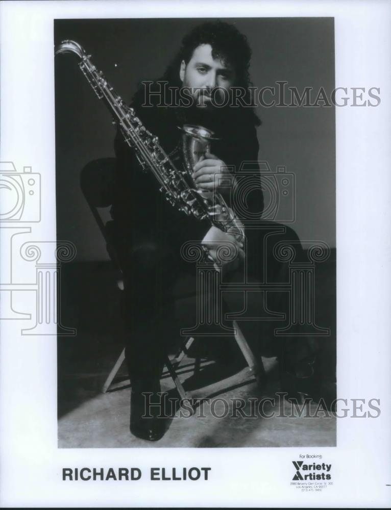 1991 Press Photo Richard Elliot - cvp04796 - Historic Images