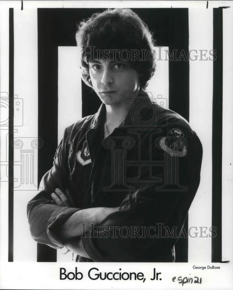 1980 Press Photo Bob Guccione Jr Founder Music Magazine Spin - cvp17740 - Historic Images