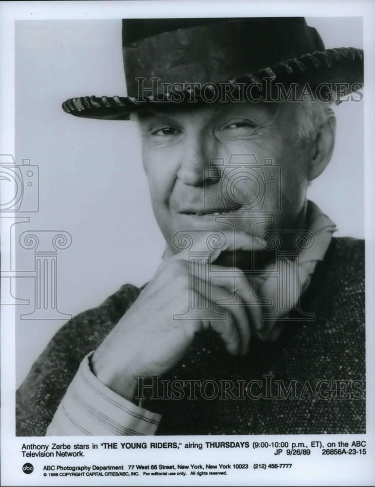 1989 Press Photo Anthony Zerbe The Young Riders - cvp18751 - Historic Images