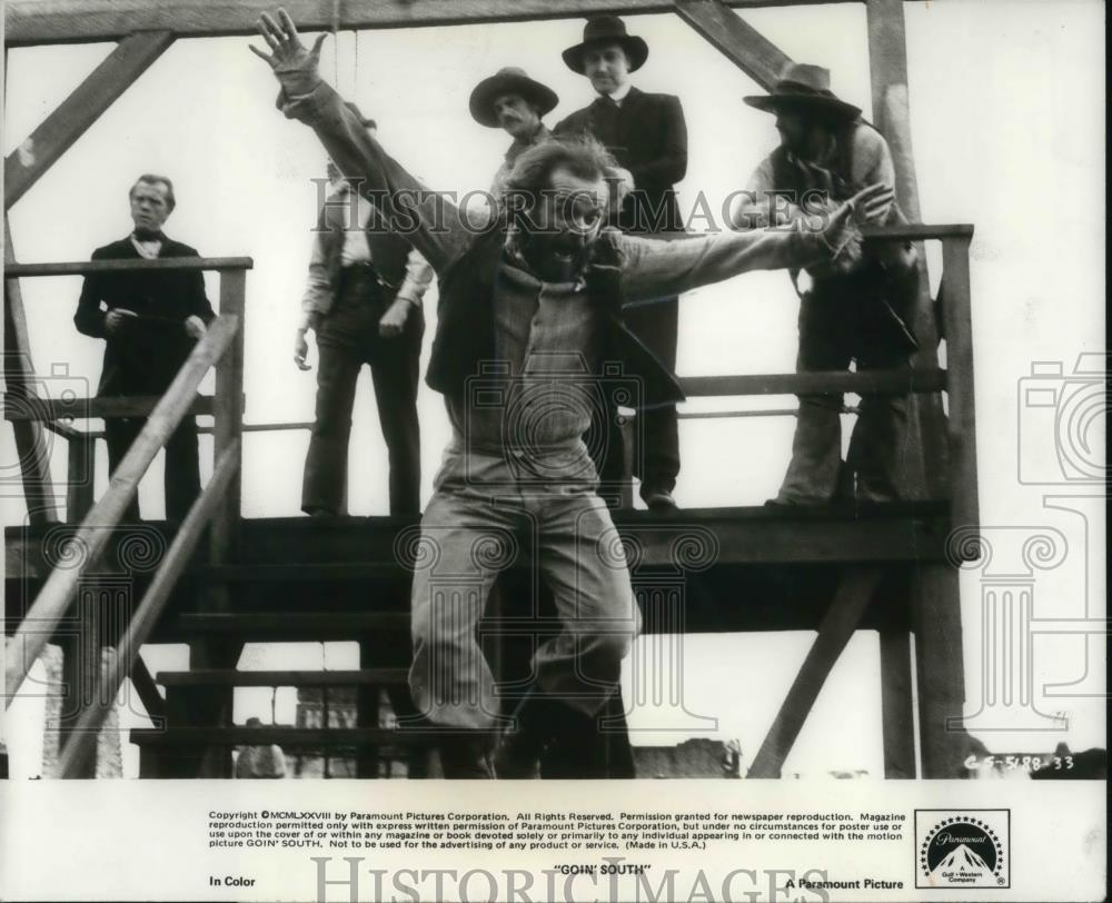 1978 Press Photo Jack Nicholson in Goin South - cvp19002 - Historic Images