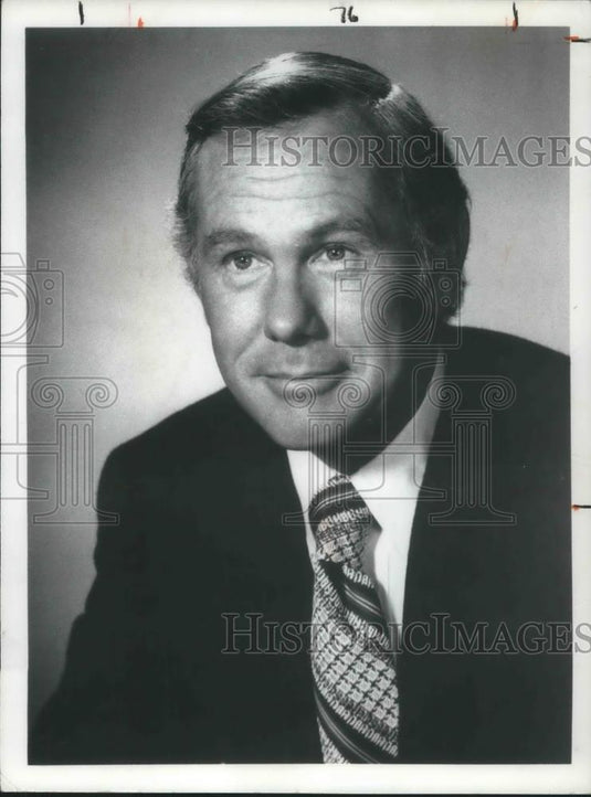 1976 Press Photo Johnny Carson Hosts 7th Annual Entertainer of the Year Awards - Historic Images