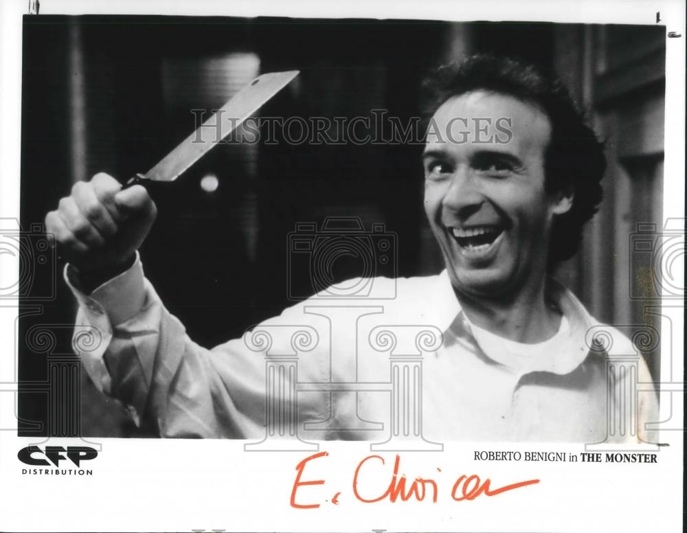 1996 Press Photo Roberto Benigni in The Monster - cvp02866 - Historic Images