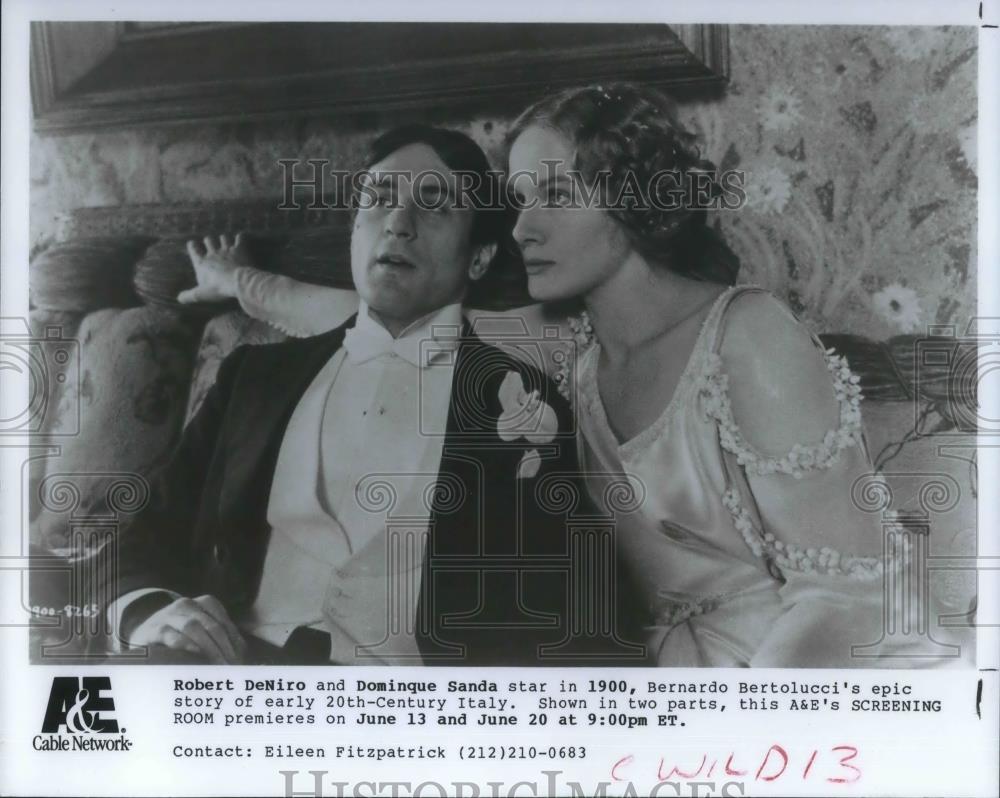 1989 Press Photo Robert DeNiro and Dominique Sanda in 1900 - cvp03045 - Historic Images