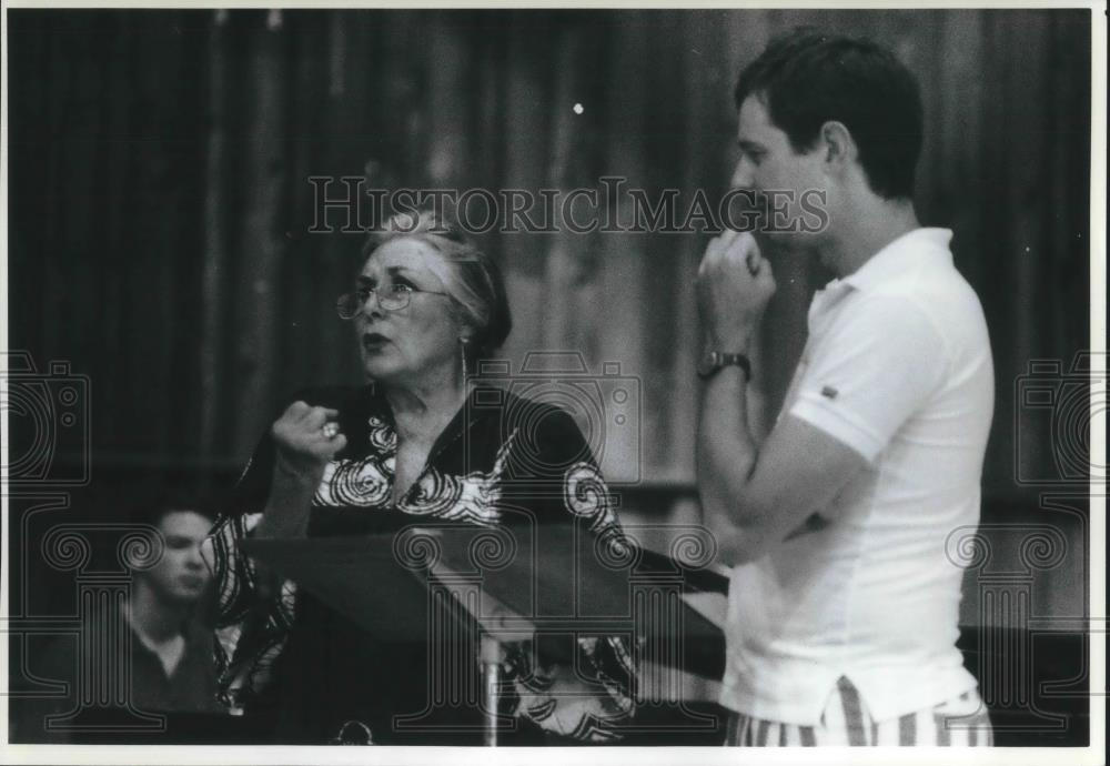 1990 Press Photo Phyllis Curtin Boston Symphony Orchestra Teacher - cvp05725 - Historic Images