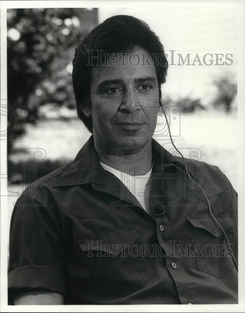 1986 Press Photo Eugene W. Franco Eastlake resident interview on NBC National - Historic Images