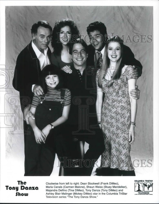 Press Photo Dean Stockwell Maria Canals Shaun Weiss Majandra Delfino Tony Danza - Historic Images