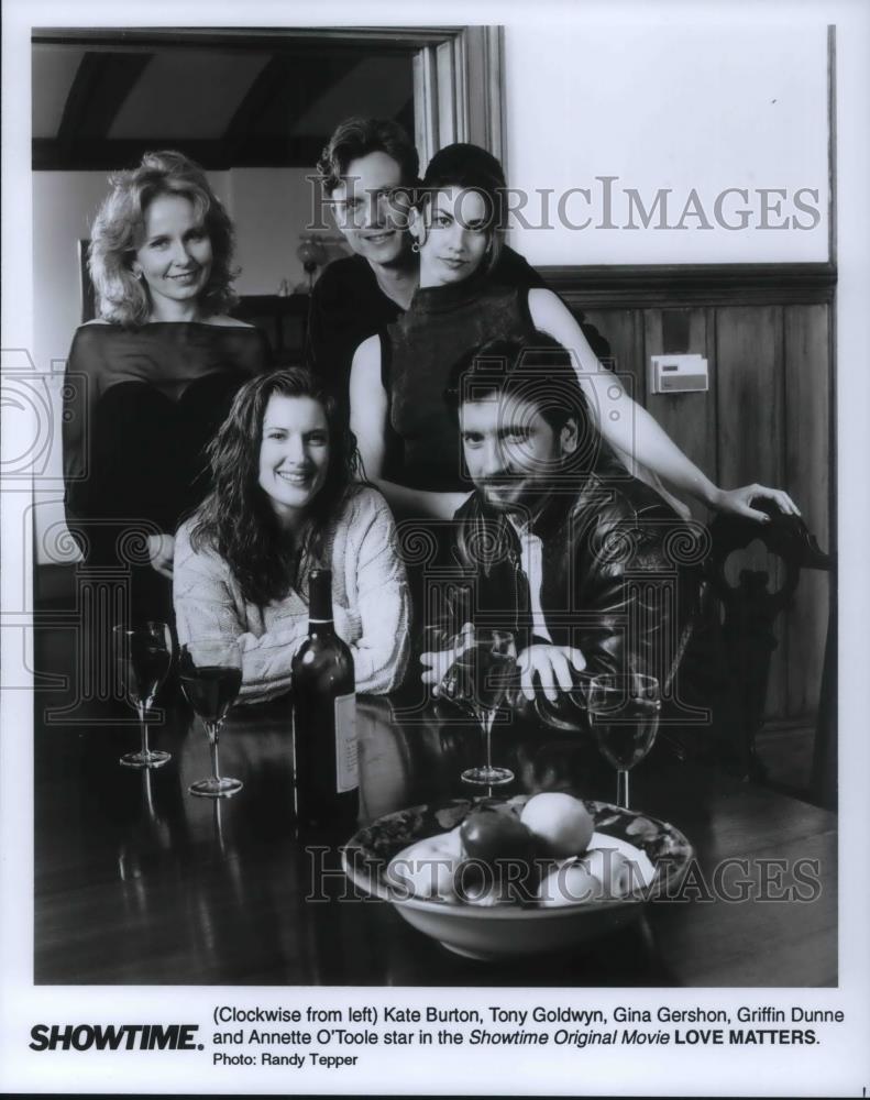 1993 Press Photo Cast of Showtime Original Movie Love Matters - cvp18654 - Historic Images