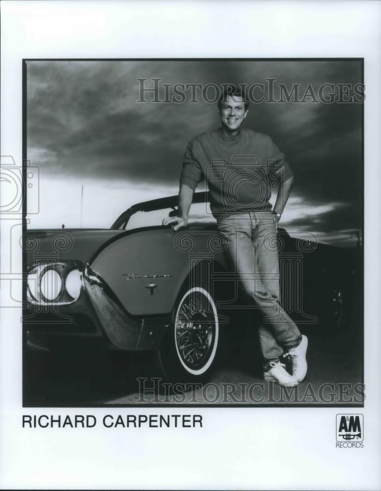 1987 Press Photo Richard Carpenter Soft Rock Singer Songwriter Musician Arranger - Historic Images