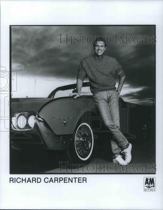 1987 Press Photo Richard Carpenter Soft Rock Singer Songwriter Musician Arranger - Historic Images