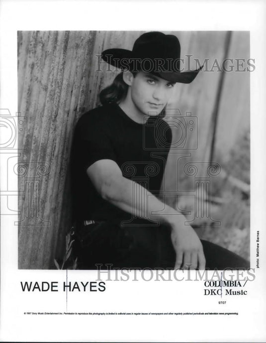 1998 Press Photo Wade Hayes Country Music Singer Songwriter and Musician - Historic Images