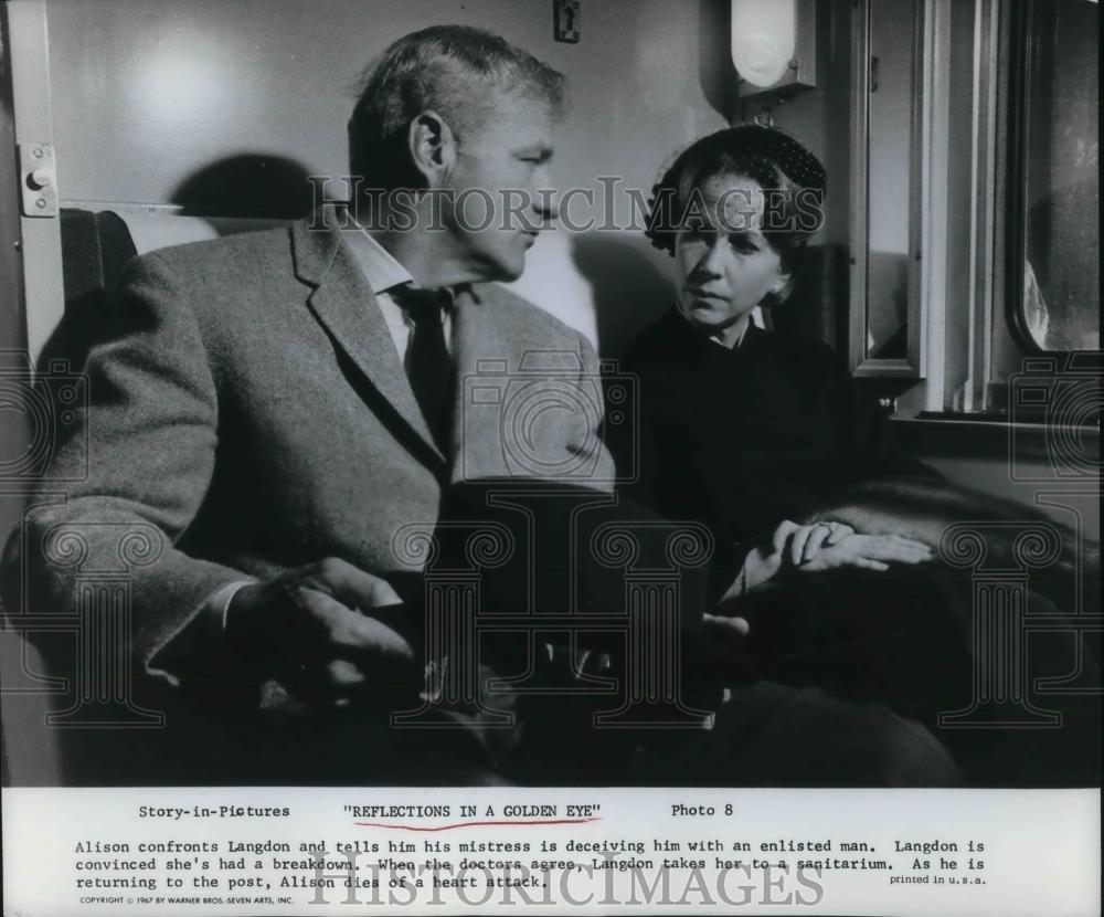 1968 Press Photo Julie Harris in Reflections in a Golden Eye - cvp16801 - Historic Images