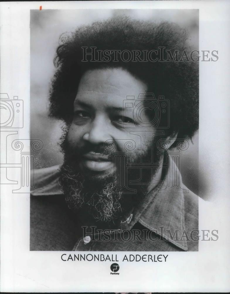 1975 Press Photo Julian Cannonball Adderley - cvp08534 - Historic Images
