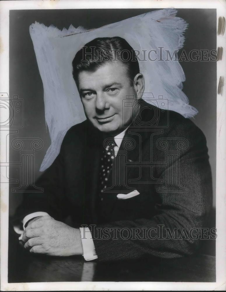 1957 Press Photo Arthur Godfrey Radio & TV Broadcaster and Entertainer - Historic Images