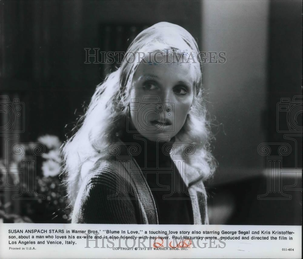 1973 Press Photo Susan Anspatch stars in Blume in Love - cvp14992 - Historic Images