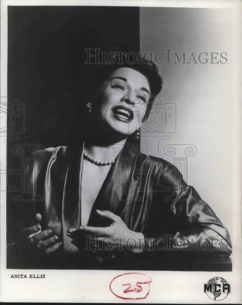 1957 Press Photo Anita Ellis Actress - cvp04603 - Historic Images