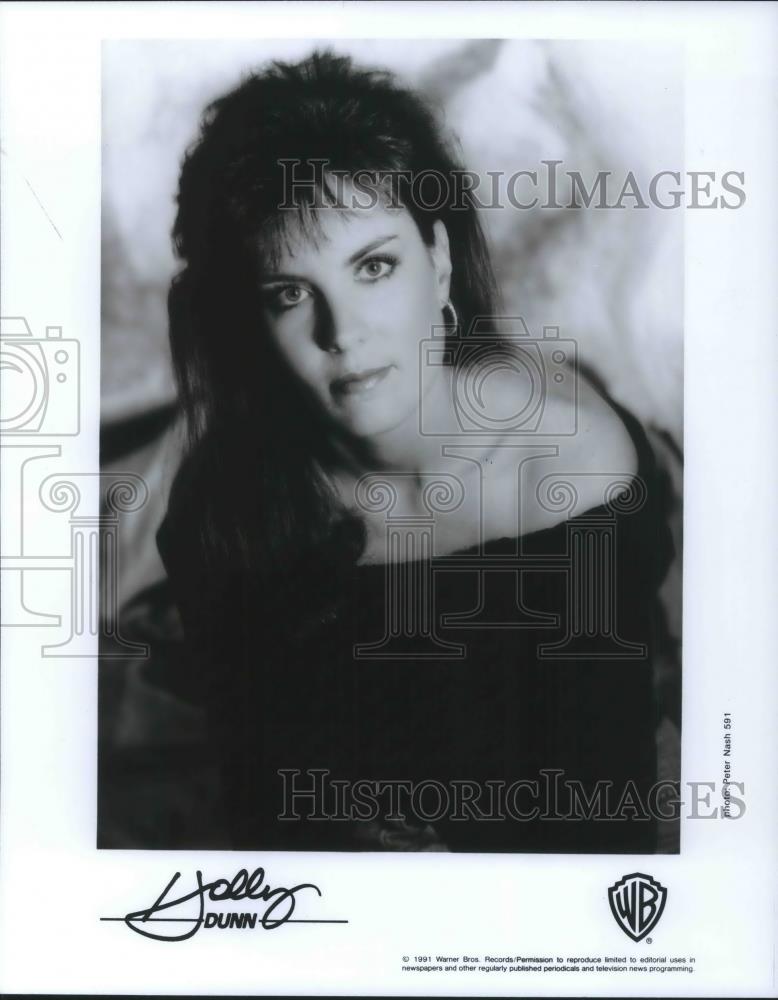 1991 Press Photo Holly Dunn Country Music Singer - cvp04007 - Historic Images