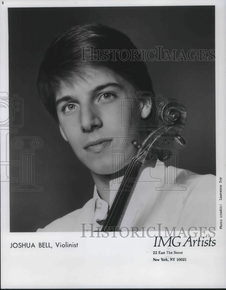 1991 Press Photo Joshua Bell Violinist Conductor - cvp05274 - Historic Images