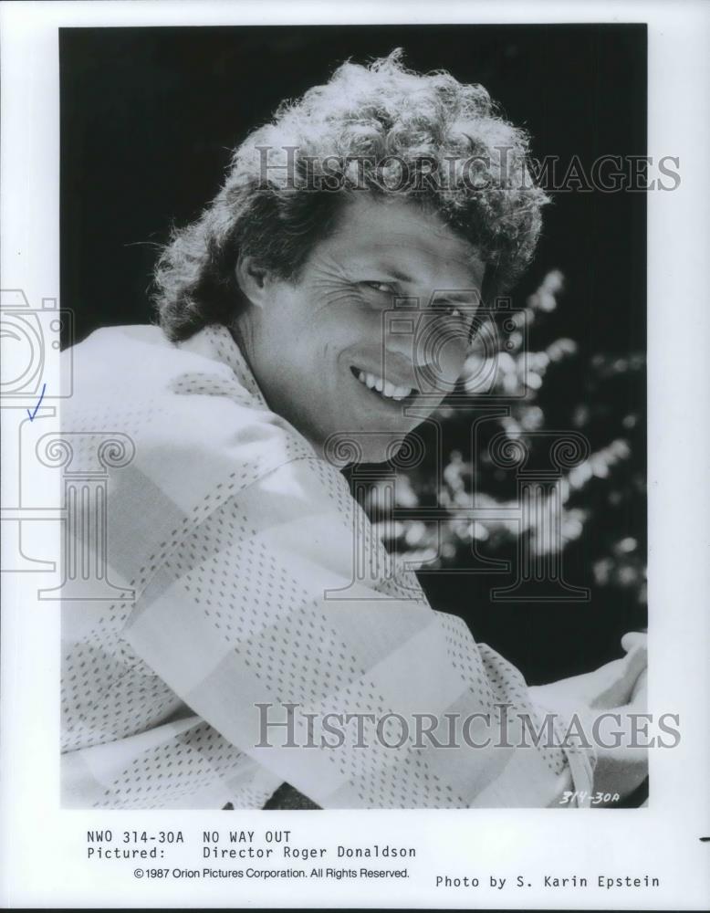 1988 Press Photo Roger Donaldson Director of No Way Out - cvp03839 - Historic Images