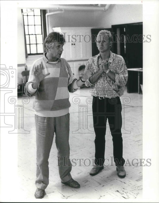 1985 Press Photo Christoph von Dohnanyi Music Director Cleveland Orchestra - Historic Images